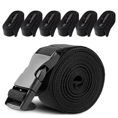 Boat Cover Straps, 6 Pack-96''Lx1''W Heavy Duty Polyester Adjustable Straps with