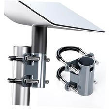 Starlink Bracket, Universal Mast Clamp Antenna Mast Tube for Starlink