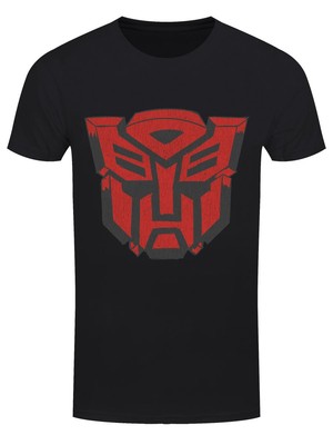 Transformers Autobots Distressed Logo Herren T-Shirt schwarz