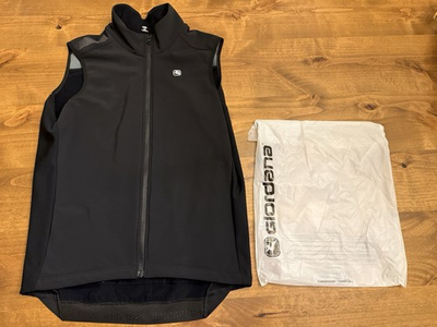 #ad Giordana Men#x27;s Cycling Silverline Thermal Vest Black XL Retail: $150 $75.00