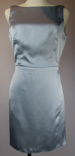 BHLDN Blue Satin Poly Dress NWT XS Made in Vietnam Cocktail Bridesmaid
