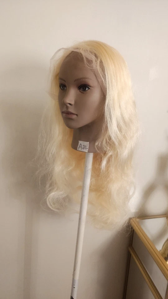 New High Quality regular Top 28" straight 100% Virgin Human Hair Lace front Wig - Image 4 of 4