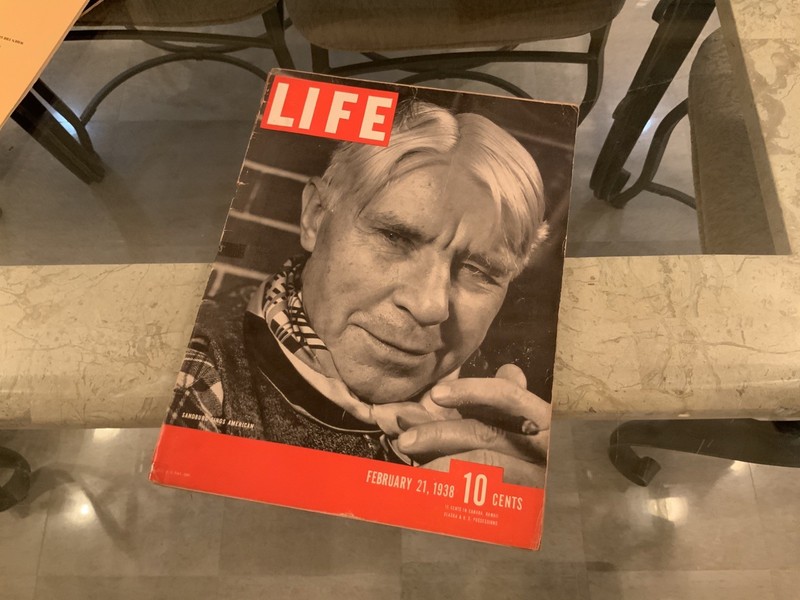 Vintage LIFE Magazine February 21 1938 Carl Sandburg Cover Pre-WWII Americana