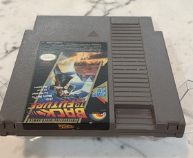 Back to the Future Nintendo NES Game Tested Working PAINT DROPS ON FRONT OF GAME
