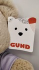 Gund “Reach For The Stars” 12" Message Bear Lavendar T-Shirt Tan Bear NWT — photo 4