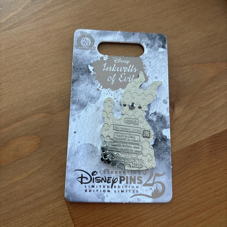 Pin Disney Inkwells of Evil Maléfica le 4000 WDW Edición Limitada Foto 2 de 2