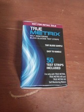 True Metrix Blood Glucose Test Strips 50 CT 1 BOX EXP 02/27/2028. FREE SHIP