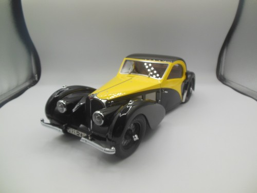 Rare Bauer 1937 Bugatti Type 57SC Atalante 1:12 Scale in Black & Yellow 1 of 500 - Picture 9 of 20