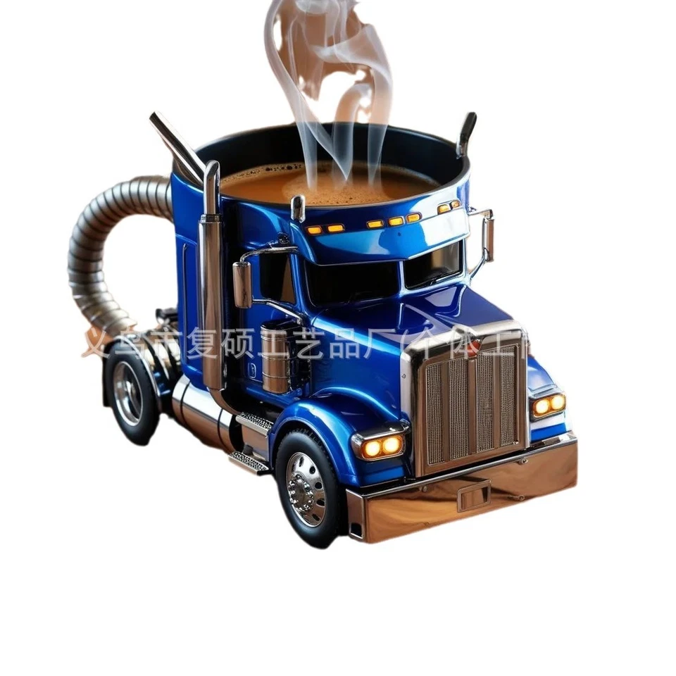 New Arrival Semi-Truck Coffee Mugs – Unique Truck-Shaped Drinkware for Coffee - Bild 4 von 4