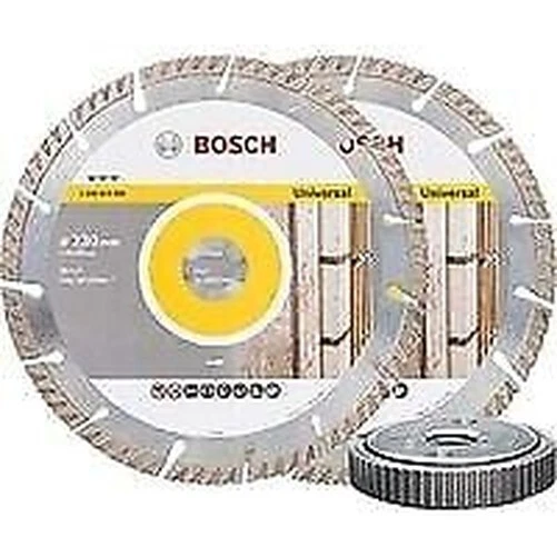 BOSCH Set 2 Scheiben Aus Diamant 230x2,3 MM + Mutter Sds-Klick  