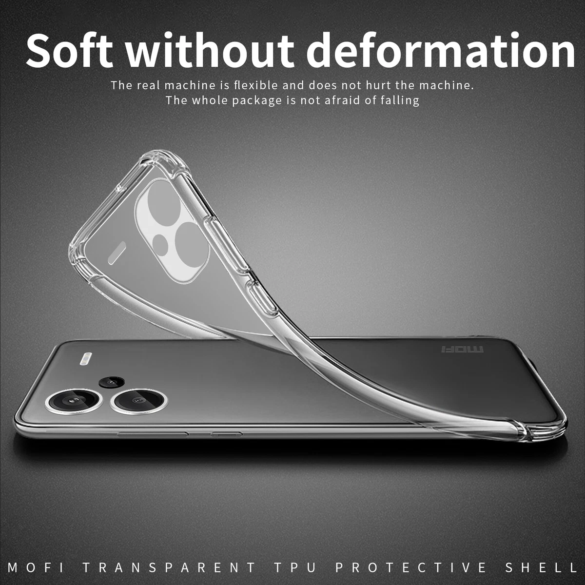 Funda Xiaomi Redmi Note 12 Pro 5G - TPU - Transparente