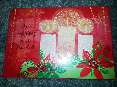 16 Hallmark Vida Liebe Licht & Peace Navidad Christmas Karten & Umschläge