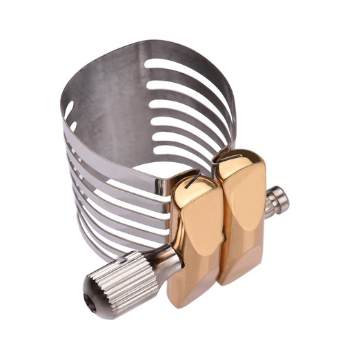 Stainless Steel Saxophone Ligature Single Screw for Tenor Sax Mouthpiece Q7P3 - Picture 4 of 6