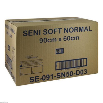 SENI Soft Normal Bettschutzunterlage 60x90 cm 50 St