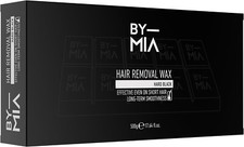 BY MIA Hair Removal Hot Wax Hard Black 500 gr | Full Body, Face, Nose, Bikini Li