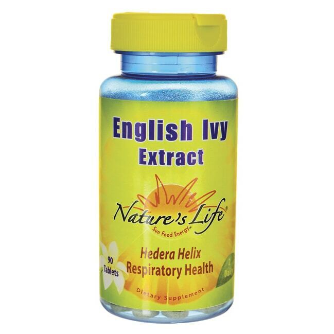 Nature's Life English Ivy Extract 90 Tabs