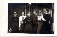 RPPC Group of Women Mt. Auburn Louisiana - Huppert family?
