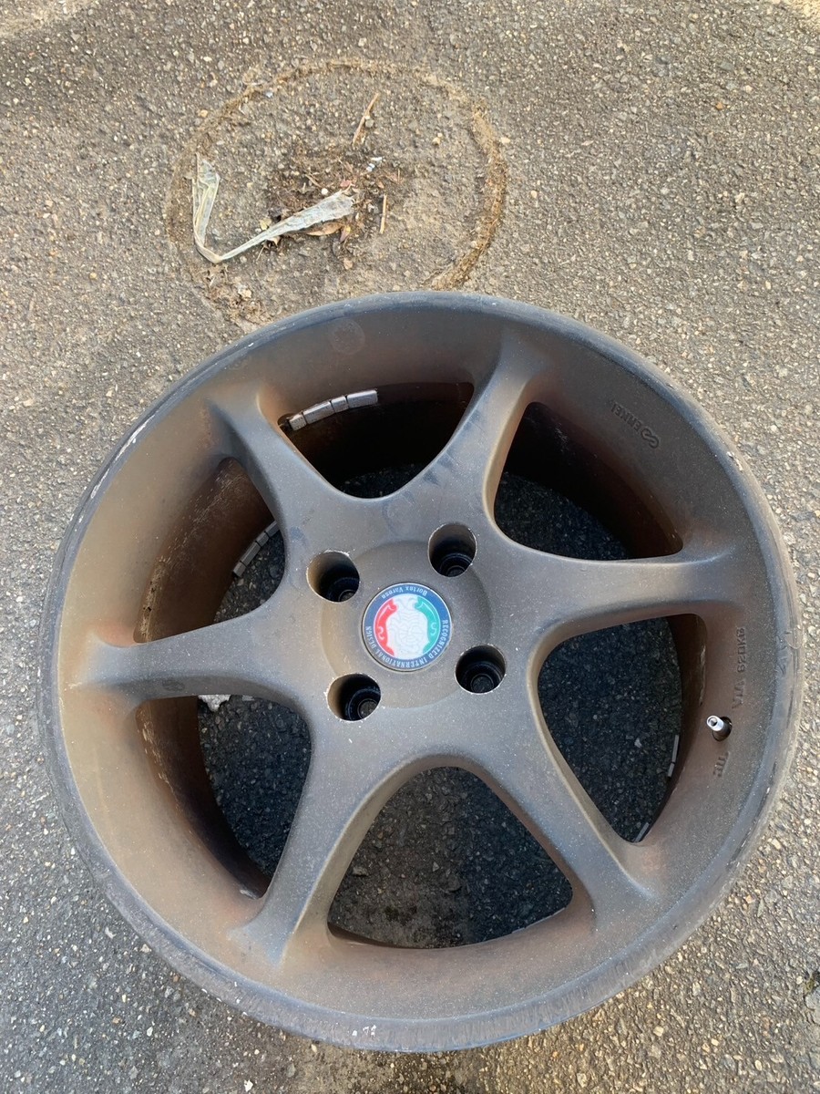 JDM Used Enkei Bortex Varese 17x9 38 OS Set of 2 Wheels 4x100 | eBay