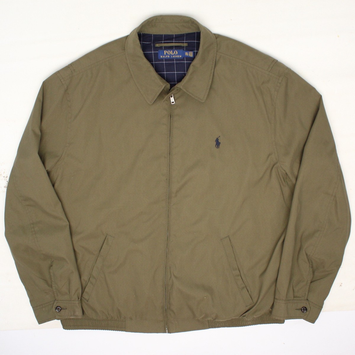 POLO by Ralph Lauren オリーブグリーンジャケットXL Polo Ralph Lauren Jacket Mens XXL Olive Green Cotton Blend
