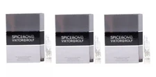 3X Viktor & Rolf Spicebomb Men Sample Vial 0.04 oz 1.2 ml Eau De Toilette Spray