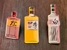 House of Suntory Japanese Whisky Lapel Pins - Haku, Suntory, Roku