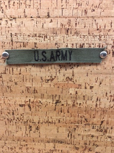 Original Vietnam War Vintage US Army Green Uniform Name TAPE A-5