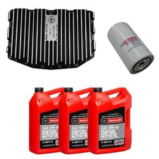 Mag-hytec Oil Pan W Motorcraft 15w-40 Oilfilter For 11-21 6.7l Powerstroke