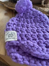 Loopy Mango GORGEOUS PURPLE Knit Hat
