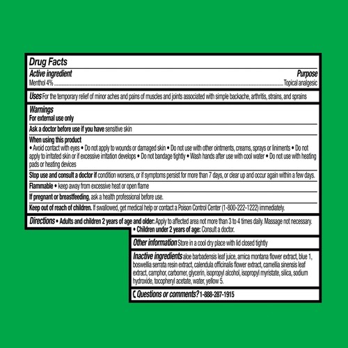 Equate Cold Therapy Pain Relieving Roll on Gel, 2.5 fl oz, for Backache, Muscle - Picture 6 of 8