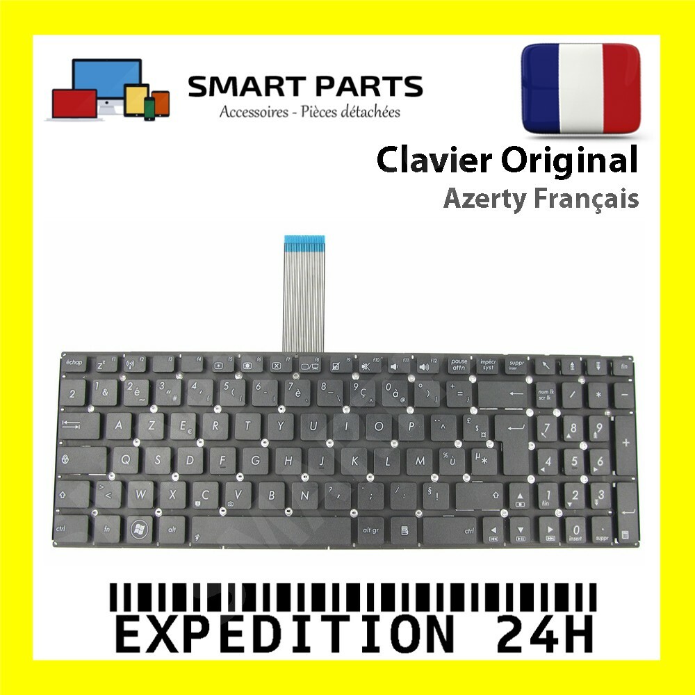 CLAVIER FRANÇAIS TOPCASE Original Asus F552C F552CL F552E F552EA F552EP Blanc EUR 89,70 - FR