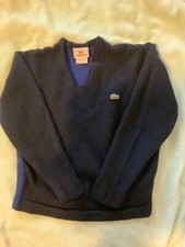 Boys LACOSTE Sweater Navy Royal Blue size 7