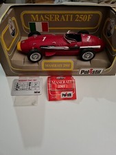 POLISTIL MASERATI 250F TG20 1/16 1/18 JOUET ANCIEN TÔLE BOITE  ITLALY no Ferrari