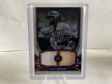 2023 Topps Tribute Luis Robert Dual Relic Purple Parallel /50 White Sox