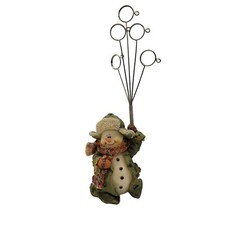 Snowman School Photo Frames Holder Home Office Desk Decor Child Grandchild Gift
