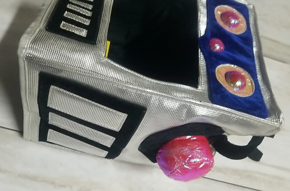 CASCO DE PELUCHE ROBOT ELOPE Disfraz de Halloween Pequeños Soñadores Infantiles Talla Única Foto 4 de 4