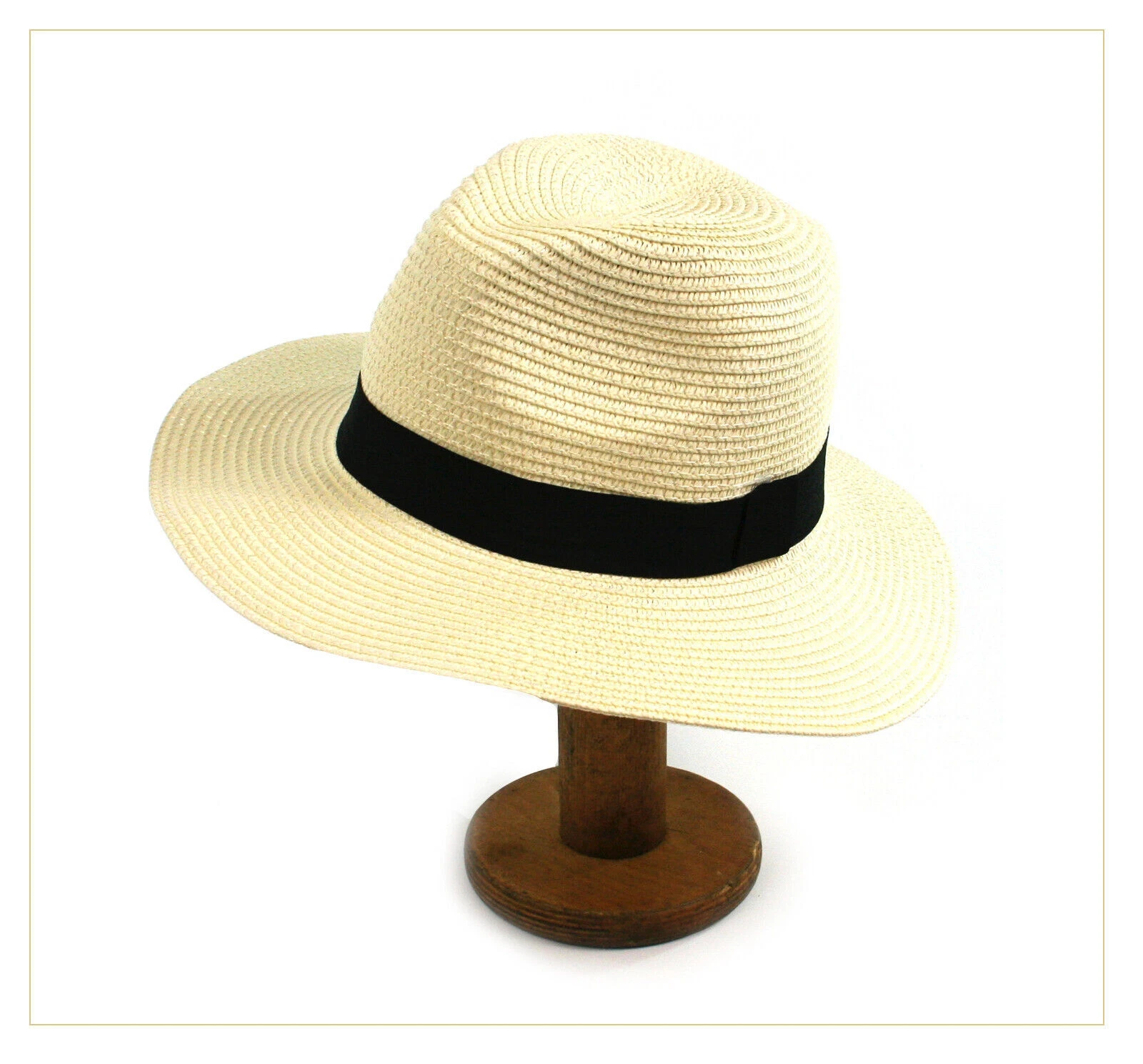 Panama Summer Hat Cream Black Ginger Foldable Roll Up Travel Bag 55 57 59 61cm
Opens in a new window