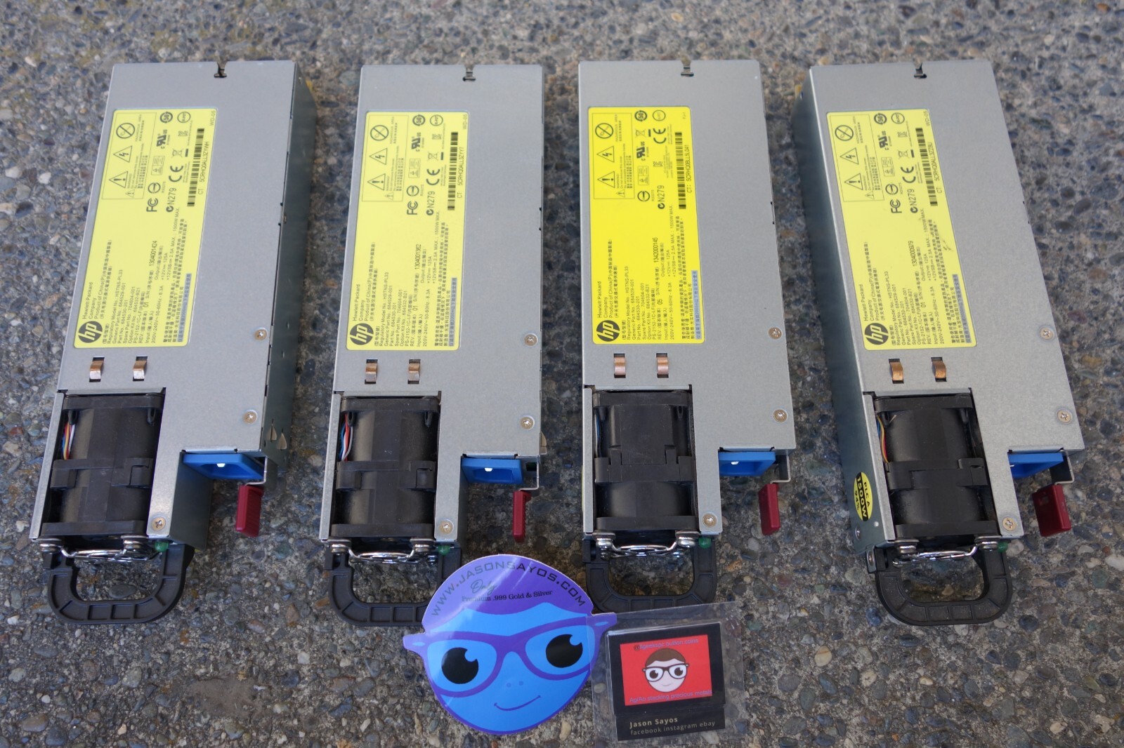 HP 1500W Power Supply for Miners - Pack of 4