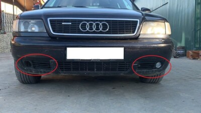 Audi A8 D2 LCI (face) Set Front Bumper Grilles 4D0941777, 4D0853683K 3D Printed