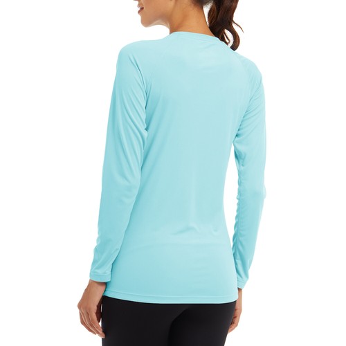 UPF50+ Women's UV Shirts Rash Guard Long Sleeve Outdoor Skin Protection T-Shirts - Picture 93 of 199