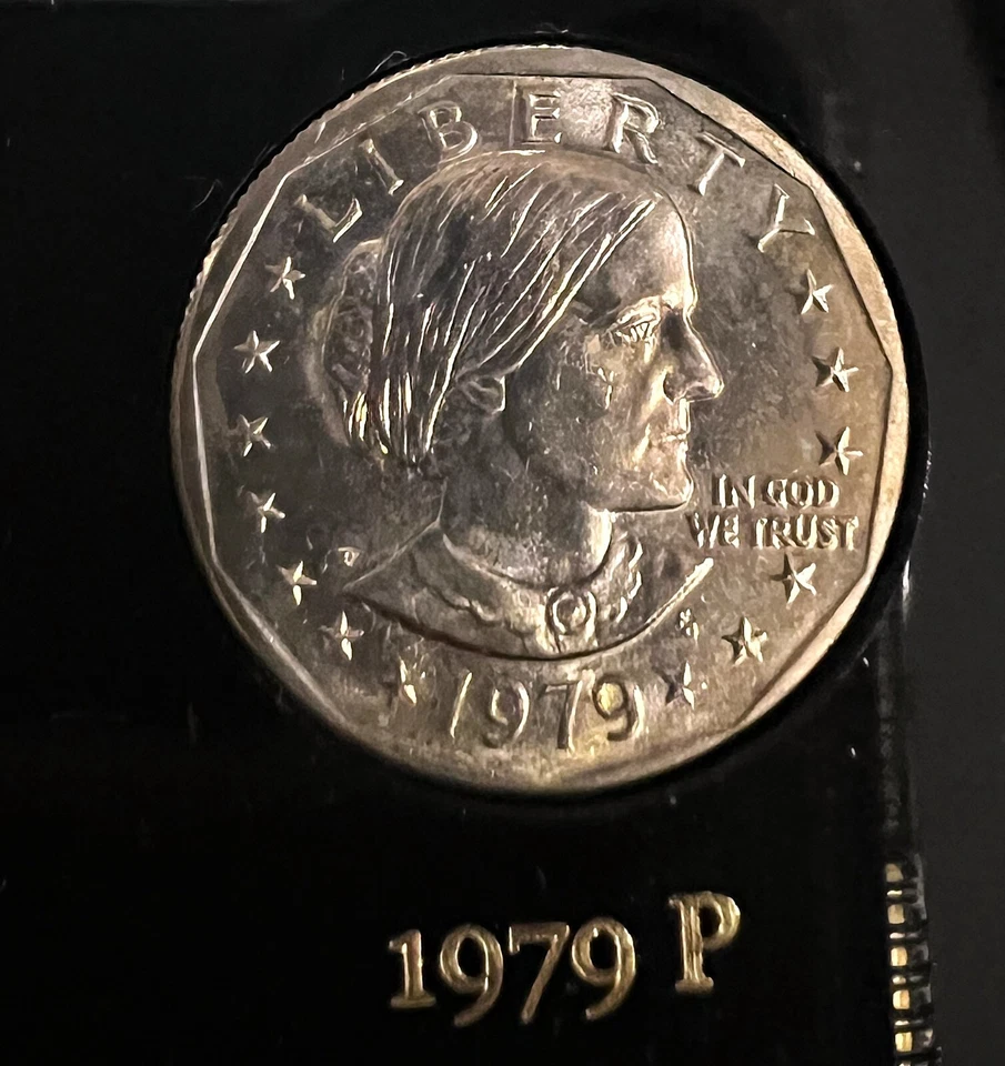 Susan B Anthony  Complete Set in Capital Plastic Holder. 15 Coins + 1999 PROOF - Image 3 of 4