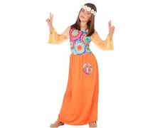 ATOSA 56850 HIPPIE KOST&Uuml;M 5-6 M&Auml;DCHEN ORANGE