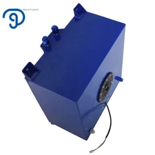 40L Fuel Cell Tank Polished Aluminum Racing Drift W/ Level Sender Universal