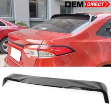 Fits 20-25 Toyota Corolla Sedan Gloss Black Rear Roof Spoiler Wing - IKON Style