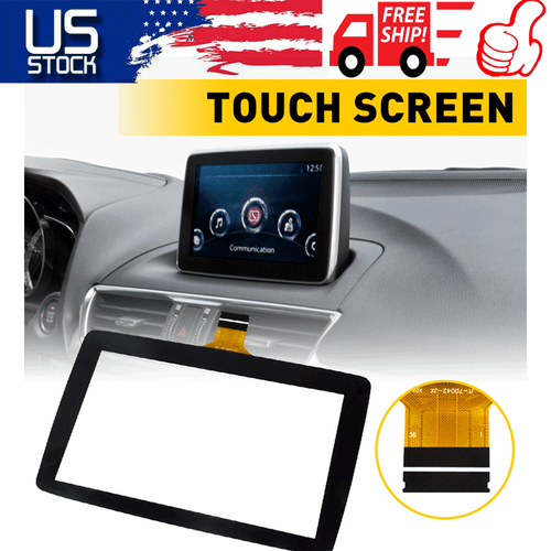 Touch Screen Glass Digitizer For Mazda 3 2014-2016 7" Radio Information Display - Picture 20 of 22
