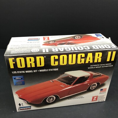 Lindberg Ford Cougar II Kit # 72166 Factory Sealed 1:25