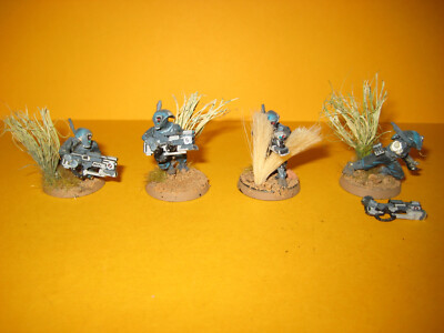 Warhammer 40k - T'au Empire - 4x Pathfinders - Späher aus Metall