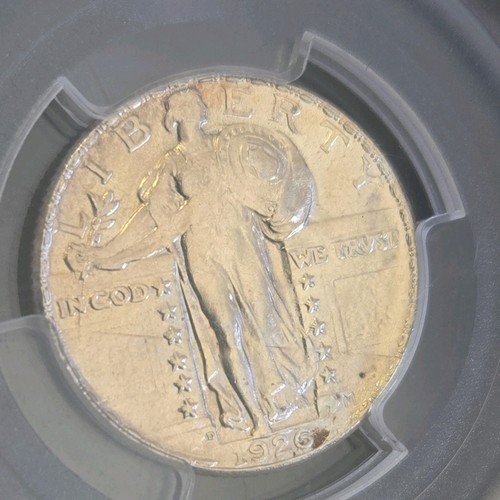 1926 D Standing Liberty Quarter, PCGS MS63, Choice BU, Boldly Struck, Lustrous! - 第 3/10 張圖片
