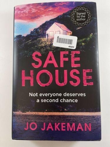 Safe House by Jo Jakeman Hardcover 2019 Signed By Author