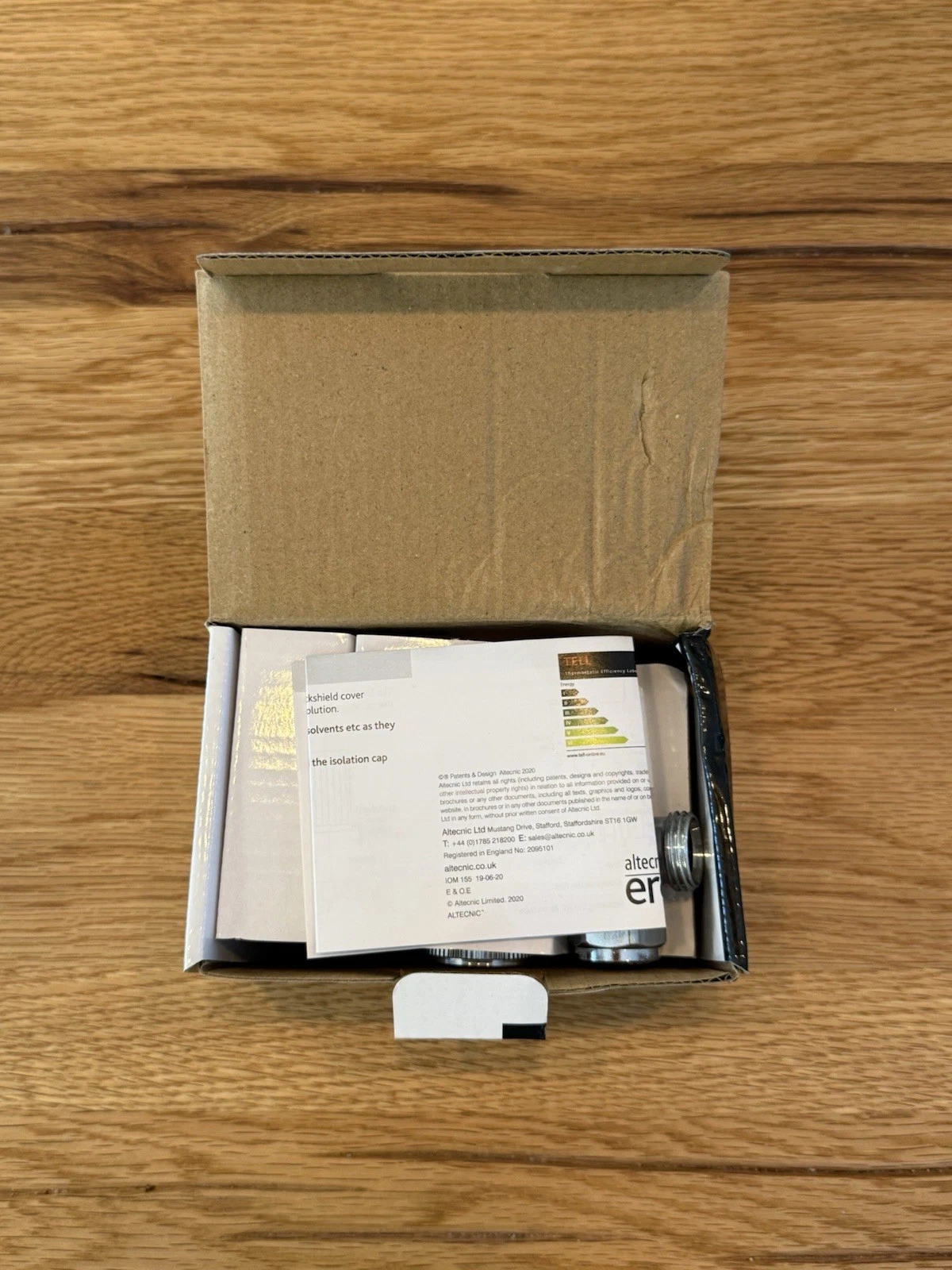 Altecnic Eres Twin Pack TRV 15mm Thermostatic Radiator Valve - Brand New 2