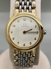 Omega DeVille 795.0897.2 Orologio Donna Usato Quarzo Quadrante Bianco